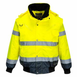 C465HIVIS kontraszt  téli közúti Bomber dzseki 3/1-ben